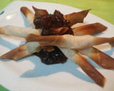 Foto del paso 8 de la receta: Crujiente de langostinos con chutney de piña