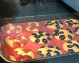Une image de l'étape 7 de Muffins aux flocons d'avoine et framboises ou myrtilles.