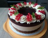Tort serowy z żelką z czarnej porzeczki krok przepisu 5 zdjęcie