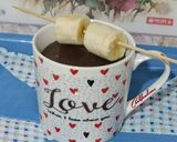 عکس مرحله 3 از دستور شکلات داغ کاراملی با موز 🍫🍌