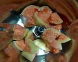 A picture of step 1 of Guava juice.