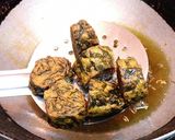 A picture of step 11 of Arbi ke Pakode /Colocasia Leaf Fritters.