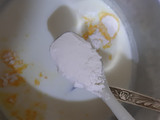 Mango jelly custard