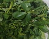 A picture of step 1 of Methi Aloo.