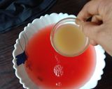 ஆரஞ்சு செம்பருத்தி ஜூஸ் (Orange, Hibiscus, Honey Ginger juice recipe in tamil) ரெசிபி ஸ்டேப் 4 புகைப்படம்