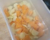 Foto del paso 2 de la receta Estofado de cerdo con patata, boniato y setas