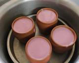 Strawberry flavour mishti doi recipe step 2 photo