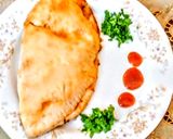 A picture of step 15 of Calzone.