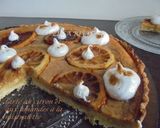 Une image de l'étape 4 de Tarte aux amandes et citron a la mistralette.