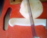 Foto del paso 1 de la receta: PAPA LIBRILLO Con jamón Salsa y queso muzzarela