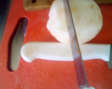 Foto del paso 1 de la receta: PAPA LIBRILLO Con jamón Salsa y queso muzzarela