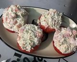Une image de l'étape 9 de Tomates farcies au crabe, mayonnaise et aneth.