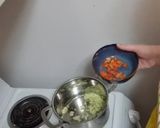 Foto del paso 2 de la receta: Sándwich de pollo con verduras 😋