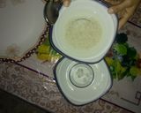A picture of step 1 of Baddami kheer.