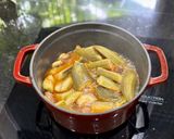 Hình bước làm 5 của món Chuối Xanh Kho Cà Chua