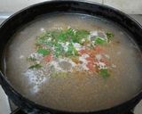 A picture of step 3 of Nutritious Pearl Barley Soup (Soup e jo).