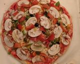 A picture of step 3 of Pizza Paratha.