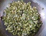 A picture of step 1 of Canapes with sprouted Moong.