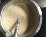 A picture of step 3 of Rice chilla.