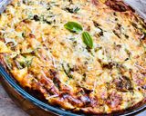 Pas rețetă Quiche pe pat de cartofi dulci cu ricotta și baby spanac 2 fotografie
