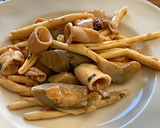 Foto del paso 8 de la receta: Pasta con calamares y alcachofas