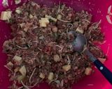 Une image de l'étape 1 de Encornets farcies avec pommes de terre.
