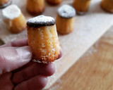 Foto del paso 7 de la receta: "Canneles" v1 de almendra, rellenos de crema y con chocolate s/g