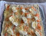 Une image de l'étape 4 de Pizza saumon fumé et fromage de chèvre.