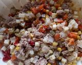 Foto del passaggio 3 della ricetta Insalata di riso, orzo e farro alternativa 😉