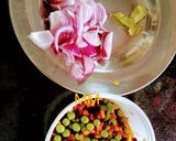 A picture of step 1 of Beetroot Quinoa Upma.
