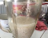 A picture of step 2 of Horchata Water 😋.