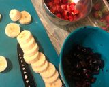 Gyümölcsös olajos piskóta😇🍓🍒🍌 recept fázis 4 fotója