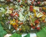 હરીયાળી મલ્ટીગ્રેઈન પીઝા (Hariyali Multigrain Pizza Recipe In Gujarati) રેસીપી સ્ટેપ4ફોટો