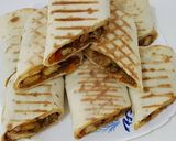 صورة لخطوة 11 من وصفة فاهيتا الدجاج والفطر والجزر بخبز التورتيلا المنزلي الرائع 🌯🌯🌯