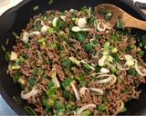 Foto del paso 5 de la receta: Cebollines con carne y arroz