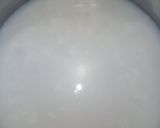 A picture of step 1 of Caramel Custard.