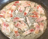 Foto del paso 2 de la receta: Paccheri con Panceta a la crema de Camembert