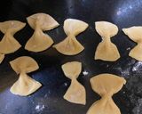 A picture of step 6 of Creamy Farfalle Pasta with Mushroom & Spinach.