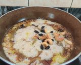 A picture of step 8 of NEI CHORU (ghee rice...a one pot kerala rice dish).