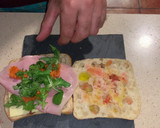Foto del paso 4 de la receta: Sándwich de jamón, doble de queso y sobrasada