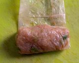 Foto langkah ke 3 dari resep Lumpia Ayam Udang Kulit Tahu Kukus.