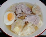 รูปขั้นตอนการทำที่ 8 ของ เกี๊ยวน้ำไส้ไข่ต้ม หมูบด