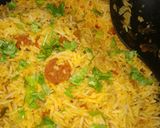 A picture of step 10 of Rajasthani Govind Gatta pulao.