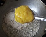 A picture of step 1 of Mango kaju katli.