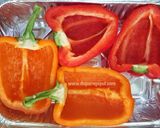 A picture of step 1 of Cheese Stuffed Peppers.