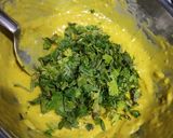 A picture of step 5 of Healthy karela pakoda.