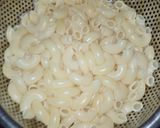 A picture of step 1 of Mix Macaronies.