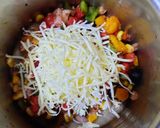 A picture of step 5 of Cheesy loaded vegetable Nachos.