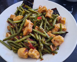 Foto langkah ke 7 dari resep Tumis Kacang Panjang, Tahu, Telur Puyuh tanpa MSG.
