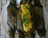 Foto langkah ke 5 dari resep Pepes tahu jamur tiram kemangi.